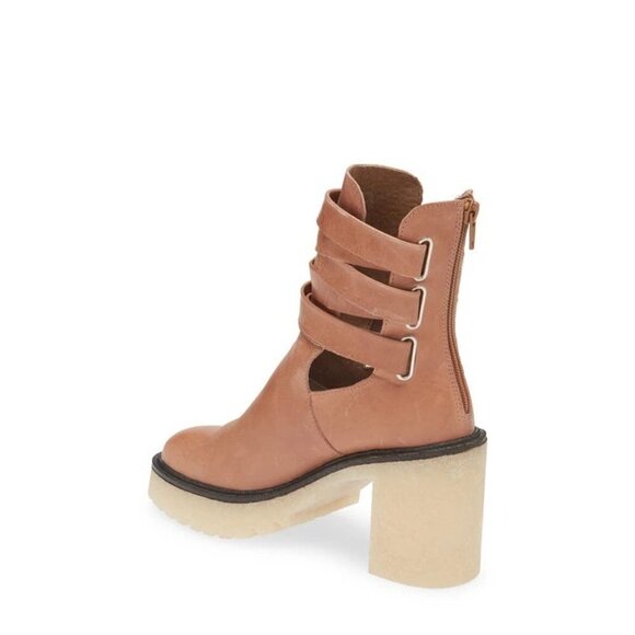 Free People Jesse Cutout Boots English Tan Womens Size 41 - Picture 5 of 14